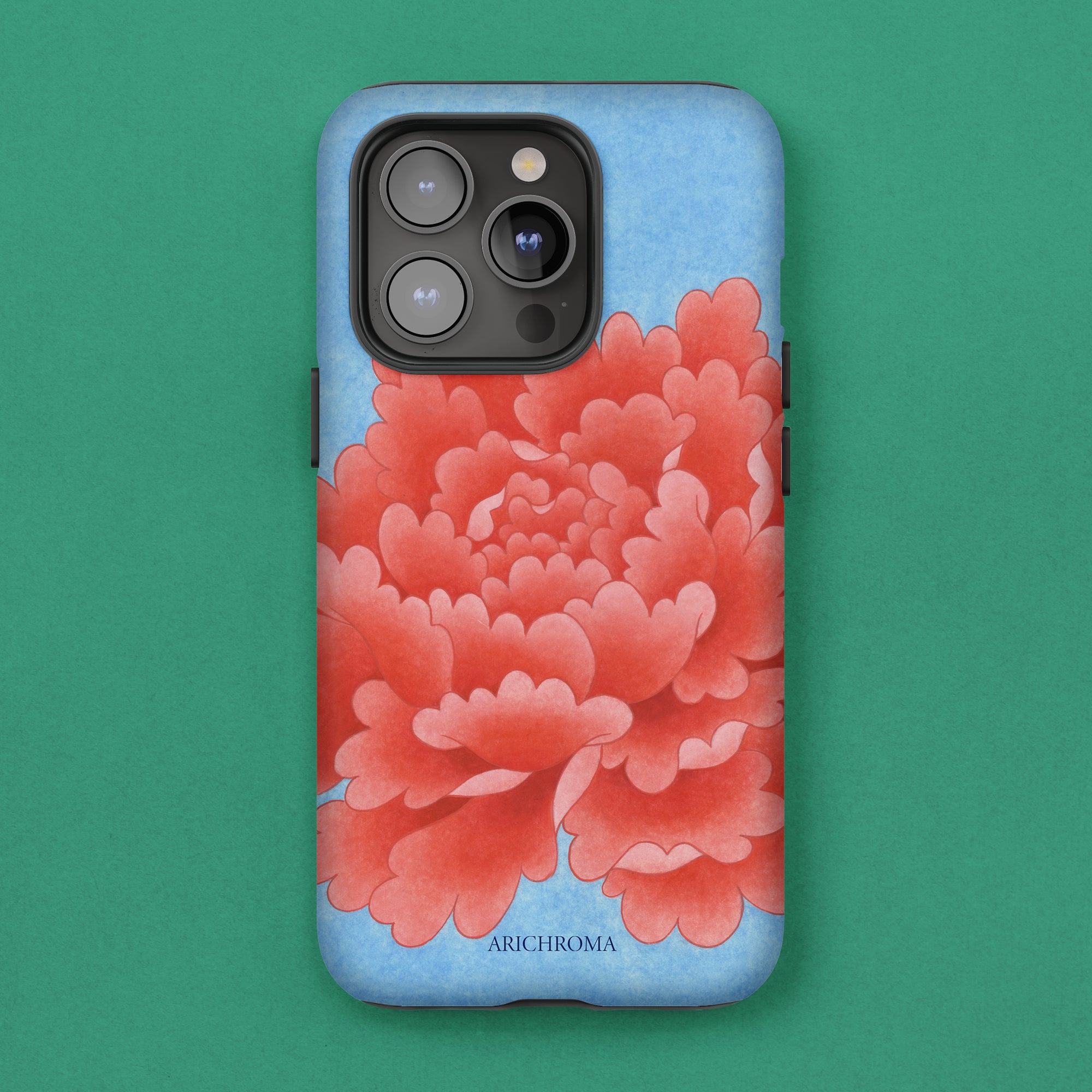 Funda de móvil 'Peony Coral'