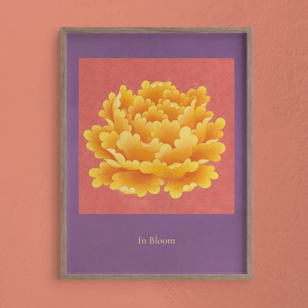Peony Golden – Lámina Artística