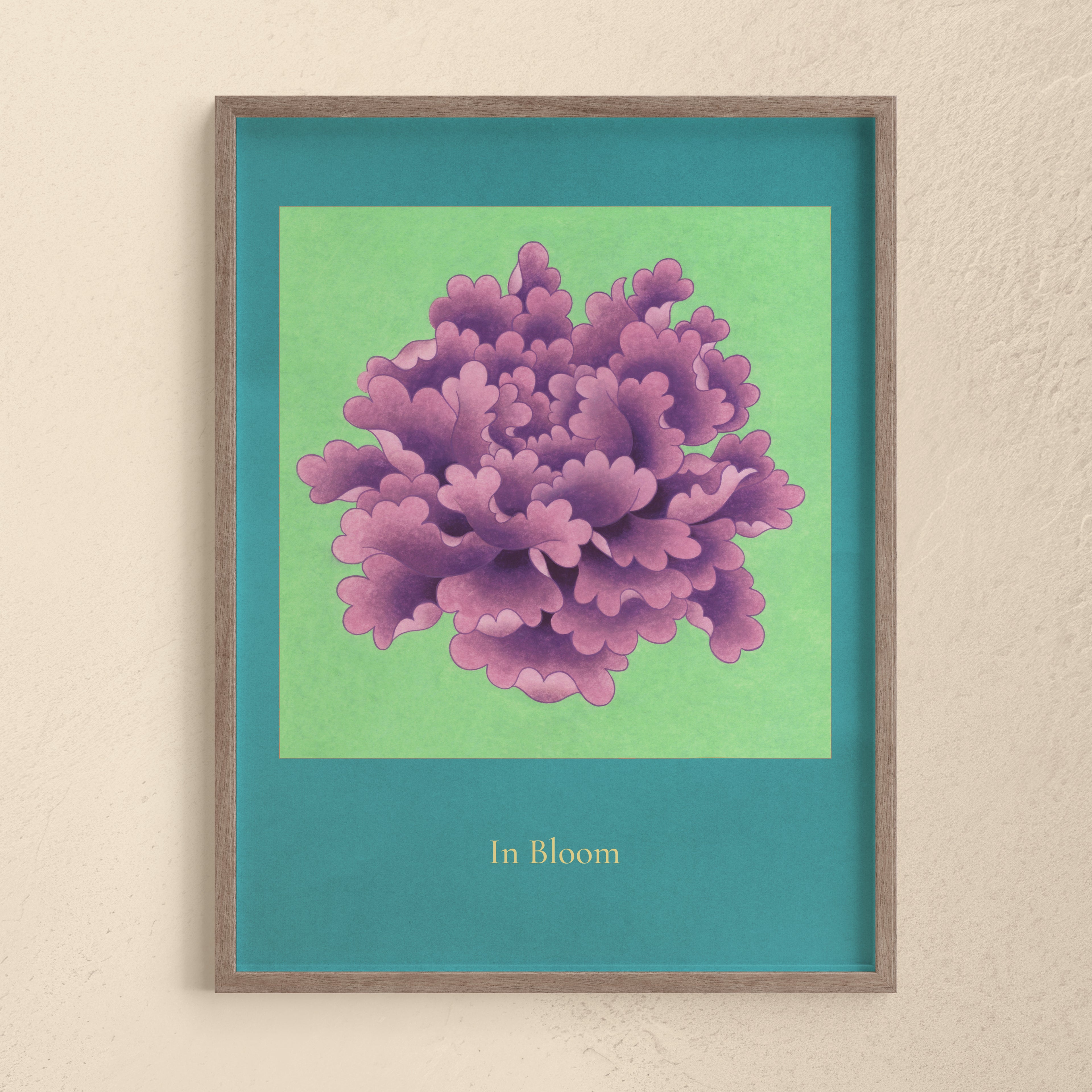 Peony Purple – Lámina Artística