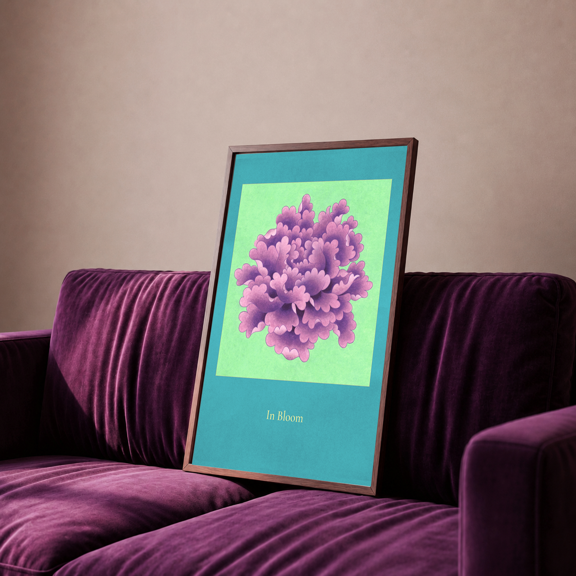 Peony Purple – Lámina Artística