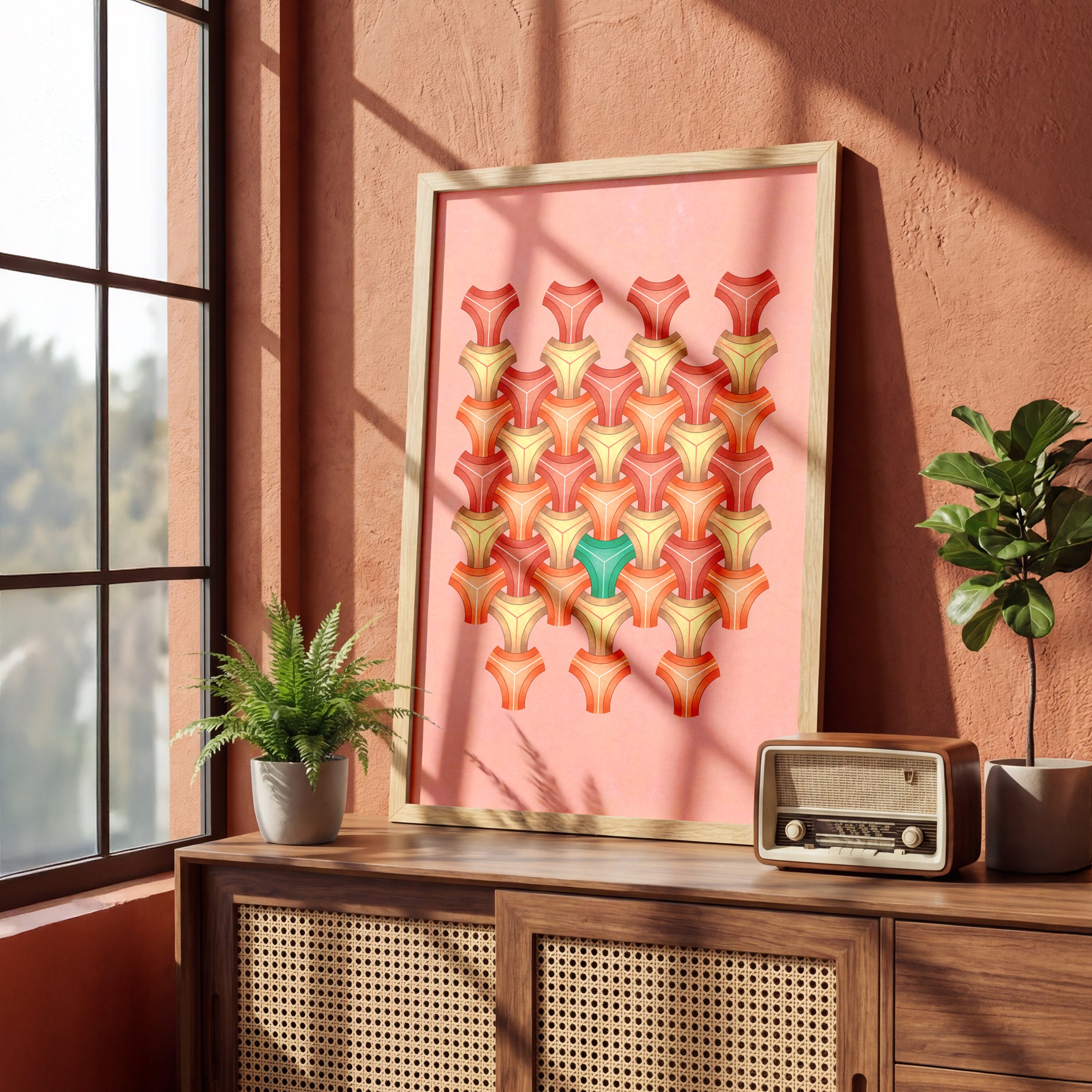 Celosía Soseul Coral – Lámina Artística