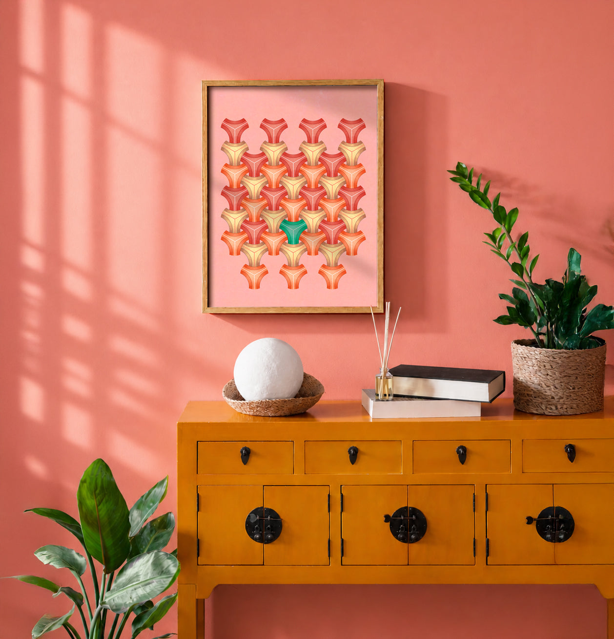Celosía Soseul Coral – Lámina Artística