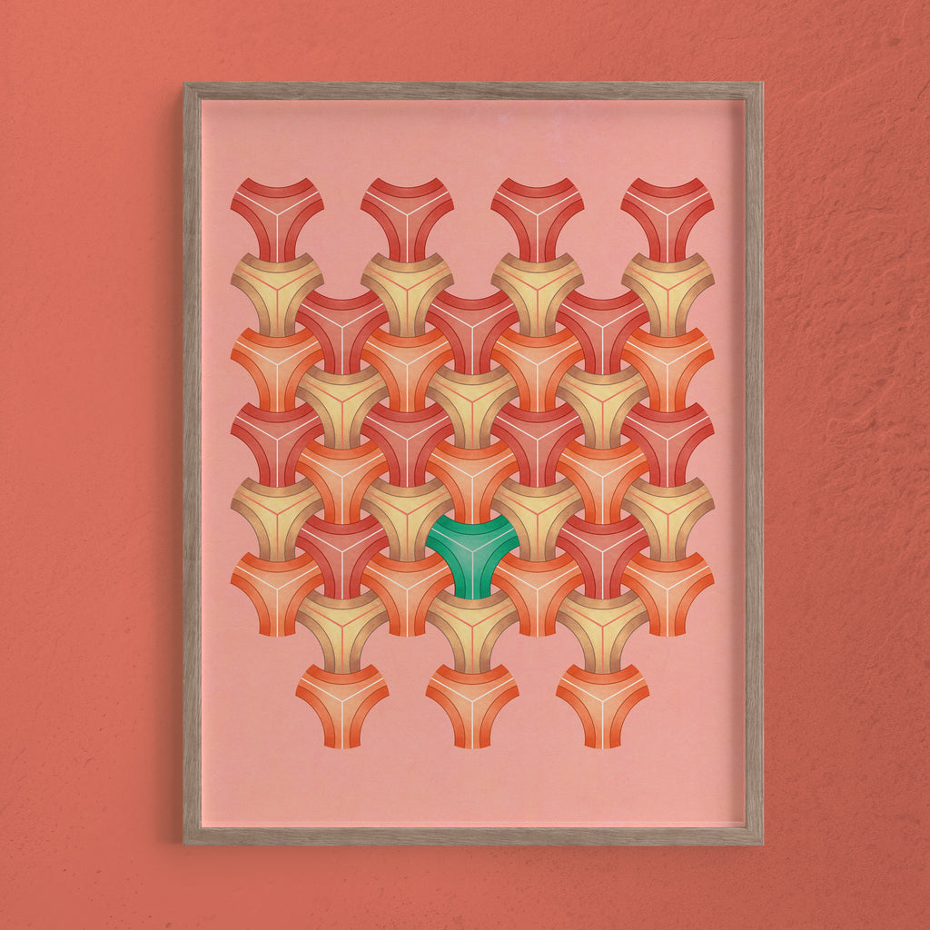 Celosía Soseul Coral – Lámina Artística